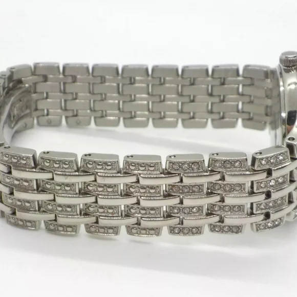 **NEW** Bulova Ladies Crystal Phantom Silver-Tone Stainless Steel Watch - Picture 11 of 13